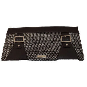 MICHE Classic Shell Roxanne Dark Brown Tweed Great Condition Purse Shell Medium